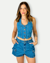 Shorts Cargo Jeans